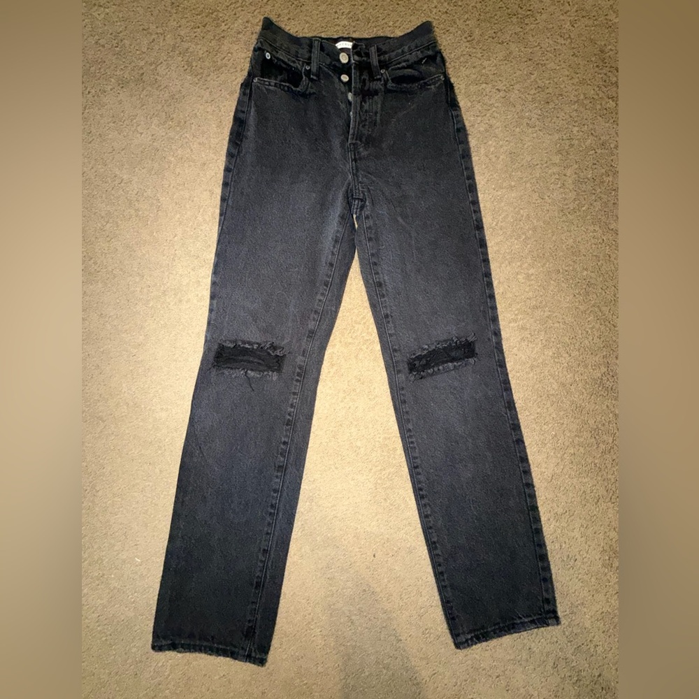 PacSun Charcoal Distressed Denim